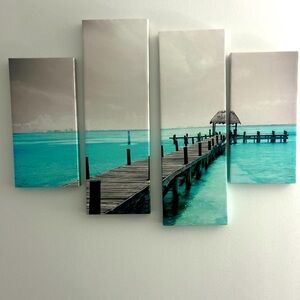 4 Piece Print on Canvas